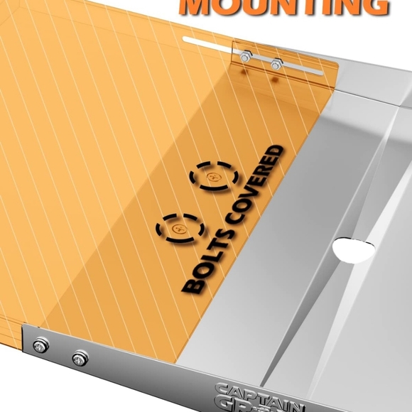 Universal grease tray with catch pan adjustable length between 24and 30 in - Picture 8 of 13